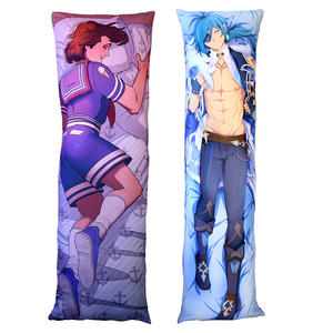 Dakimakura — oreiller traversin personnalisé, coussin traversin et canapé, matière à 2 voies, animé, - Product Image 2