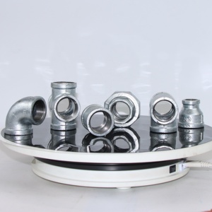 Dkv mạ kẽm dễ uốn sắt 90 độ khuỷu tay phù hợp trái/phải khớp nối Tees NPT 150 LB SCH 40 ren Công Đoàn gi phù hợp - Product Image 2