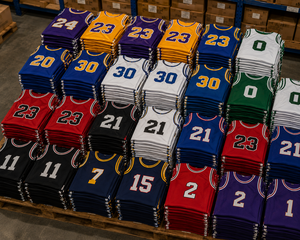Uniformes de basket-ball personnalisés par sublimation, design classique aux couleurs du club, maillots d'équipe OEM - Product Image 2