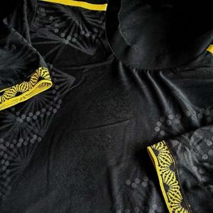 Camiseta de Fútbol Masculina al por Mayor, Versión Jugador de Tailandia, Edición Especial México, Negra, 100% Poliéster Transpirable, Cuello Redondo, Manga Corta - Product Image 3