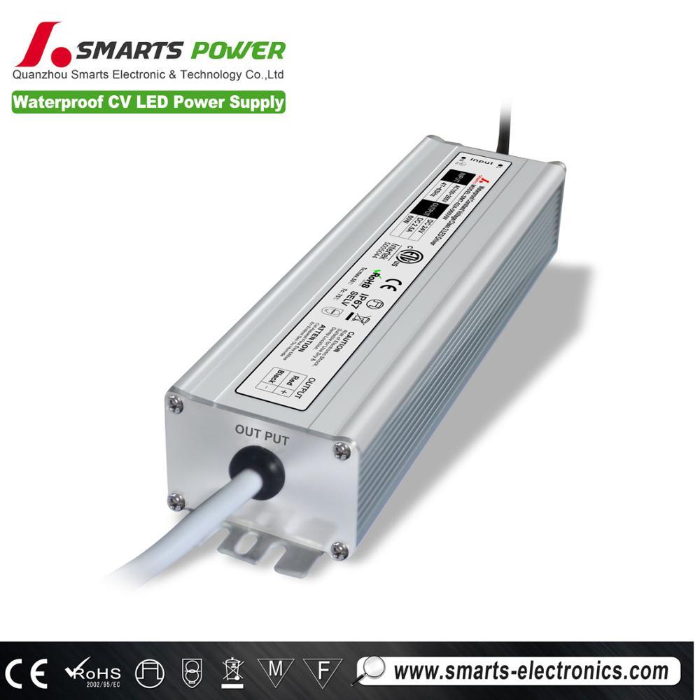 CE RoHS ETL aprobado Slim LED driver 12 V/24 V 60 W crece la fuente de alimentación de luz