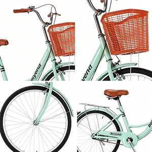 Vélo de ville pour femmes 26 pouces, fabrication chinoise, confortable pour les trajets quotidiens en ville, cadeau idéal - Product Image 2