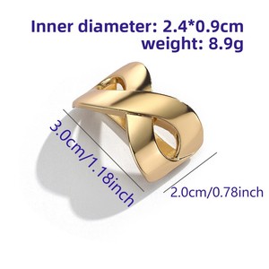 Clip para Bufanda Estilo Coreano Minimalista de Aleación en Forma de 8, de Alta Gama, con Acabado Brillante, Accesorio para Chales de Mujer - Product Image 4