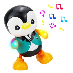 Penguin <strong>Doll</strong> Electric <strong>Swing</strong> with Colorful Light &amp; Music Cute Cartoon Dancing Toy for Children Made Durable Plastic - Product Image 1
