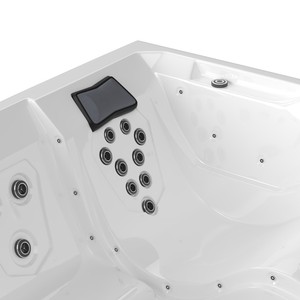 गर्म बिक्री आधुनिक डिजाइन आउटडोर 5 वयस्कों स्पा ट्यूब पोर्टेबल एक्रिलिक बस्लपूल जैकुज़ी गर्म बिक्री के लिए बड़े मालिश जेट के साथ - Product Image 6