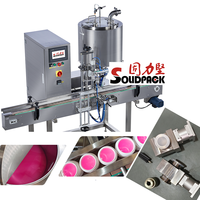 Machine de remplissage automatique de shampooing de savon de javel de lavage de bouteille de Solidpack