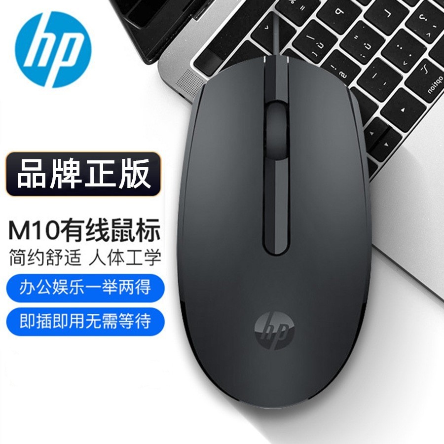 เมาส์แบบมีสาย HP M10