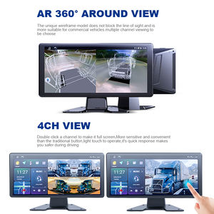 HOPE-cámara 4 impermeable 720P HD AI 360, vista <span class=keywords><strong>de</strong></span> pájaro, camión, autobús, Ayuda <span class=keywords><strong>de</strong></span> marcha atrás, sistema <span class=keywords><strong>de</strong></span> Monitor remoto - Product Image 3