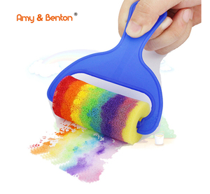 Sünger boya fırçası mühür boyama eğitici oyuncak çocuklar için DIY Graffiti sünger fırçalar komik oyuncaklar sanat malzemeleri çizim oyuncaklar - Product Image 5