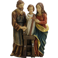 Figura de la Sagrada Familia de ZICOM, Hecho en Alemania, Modelo 9069-K095, Aproximadamente 31.5 cm de Alto, Tamaño Personalizable, Decoraciones Navideñas