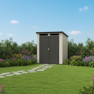 <span class=keywords><strong>Caseta</strong></span> de Jardín de Resina Plástica Ecológica con Piso Incluido, <span class=keywords><strong>Caseta</strong></span> <span class=keywords><strong>para</strong></span> Herramientas de Exterior, a Prueba de Roedores e Impermeable - Product Image 3