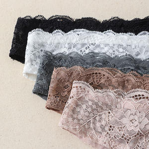 Groothandel hete verkoop transparante effen kleur lage taille meisjes <span class=keywords><strong>hipster</strong></span> dames kant ondergoed driehoekige slip - Product Image 6