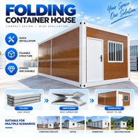Vente directe usine : Maison conteneur portable et pliable de 40 pieds et 20 pieds pour camp de construction