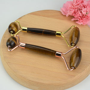 Prodotti di bellezza occhi di tigre <span class=keywords><strong>massaggio</strong></span> <span class=keywords><strong>facciale</strong></span> rullo naturale anti invecchiamento giada rullo per la cura della pelle del viso e del corpo set - Product Image 1