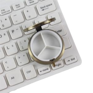 Kotak pil dua kompartemen kosong sublimasi kotak permen penyimpanan tiga kompartemen baja tahan karat portabel - Product Image 5