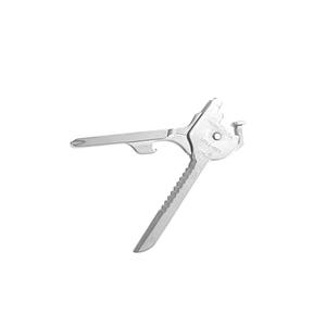 SwissTech Utili-Key Multi-outil 8-en-1 en acier inoxydable, porte-clés, couteau, ouvre-bouteille, outil de survie EDC - Product Image 1