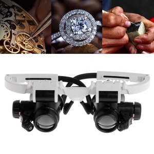 Lámpara LED <span class=keywords><strong>de</strong></span> Cabeza 9892H-1 con <span class=keywords><strong>Lentes</strong></span> Acrílicas, Lupa <span class=keywords><strong>de</strong></span> Doble Ojo - Product Image 2