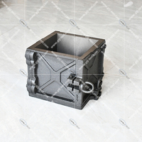 Moule à cubes en fonte à deux parties de 100 mm pour tester le béton/le ciment/les mortiers