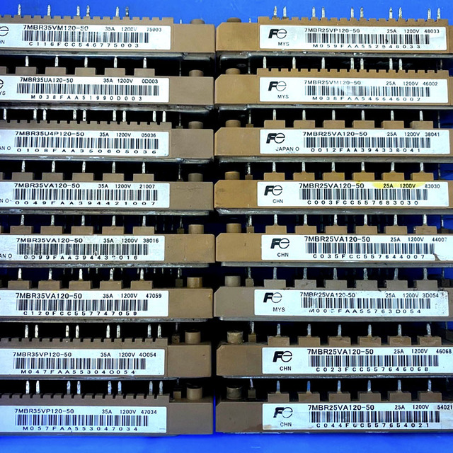 Used and New 7MBR50SB120-50 Hot Selling Durable Best Price  Japan 100% Original Fuji IGBT Module 7MBR50SB120-50 CNC Control