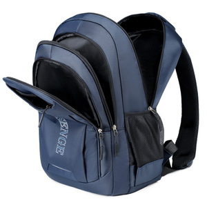 Lusenge Laptop <b>Backpack</b> Large Capacity Unisex Casual Travel Business <b>Backpack</b> Navy Blue <b>Black</b> Green Gray Solid Color - Product Image 3