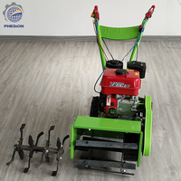 Lo último en agricultura, tracción en las cuatro ruedas, Mini deshierbe eléctrico, arado rotativo + picadora de hierba, máquina de maquinaria de deshierbe