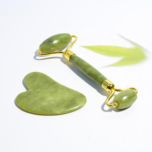 Grenzüberschreitender <span class=keywords><strong>Jade</strong></span>-Massager Xiuyu-Roller Augen- und Gesichts-Doppelkopf-Massagestab-Set Schönheitssalon Schabebrett Gesichtslifting Gesundheitspflege - Product Image 2