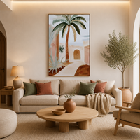 Bord de mer paysage HD photos toile peinture plage paysage marin palmier affiches imprime abstrait mur Art pour salon décor
