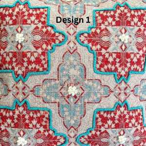 Housse de coussin en coton indien imprimé floral patchwork carré en pur coton pour un usage hospitalier à la maison - Product Image 5