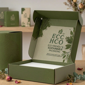 <span class=keywords><strong>Caja</strong></span> de Cosméticos Plegable Ecológica con Empaque de Cartón a Todo Color - Product Image 1