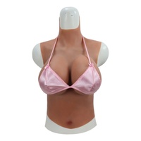 Prothèse Mammaire Réaliste en Silicone avec Nombril pour MTF Transgenre, Drag Queen, Travesti