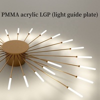 JYLIGHTING Plafonnier LED moderne Feux d'artifice Lustre à LED rond en spirale simple Plafonnier Lampe Lustres d'éclairage