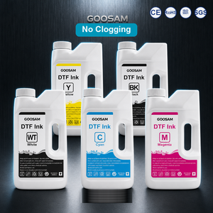 หมึก DTF ไม่ก่อให้เกิดการอุดตัน CMYK สีขาว 1000 มล. ชนิดน้ำ สำหรับพิมพ์แบบ Direct to Film ด้วยความร้อน สำหรับเครื่องพิมพ์ Epson - Product Image 1
