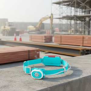 FAVOUR LIGHT Lampe frontale LED super lumineuse 370lm, étanche, légère, rechargeable par USB-C, IP66, résistante aux chutes de 2 m, avec feu arrière rouge et batterie - Product Image 3