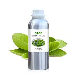 100% Indonesia Pure Essential Oil Hot Selling High Quality Natural Custom Label Top Sage Essential Oil Sage Oil