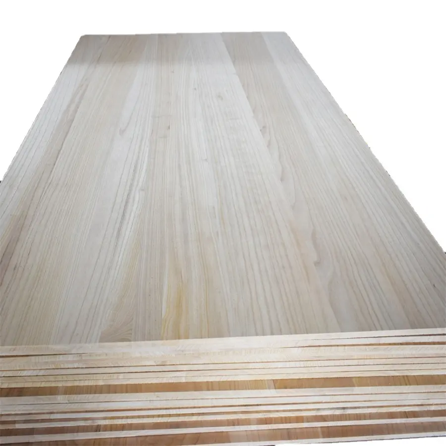 Beli Grosir Kayu Solid Harga Rendah Paulownia/Pine Edge Panel Perekat/Kayu dan Diskon Besar Papan Mebel/Panel