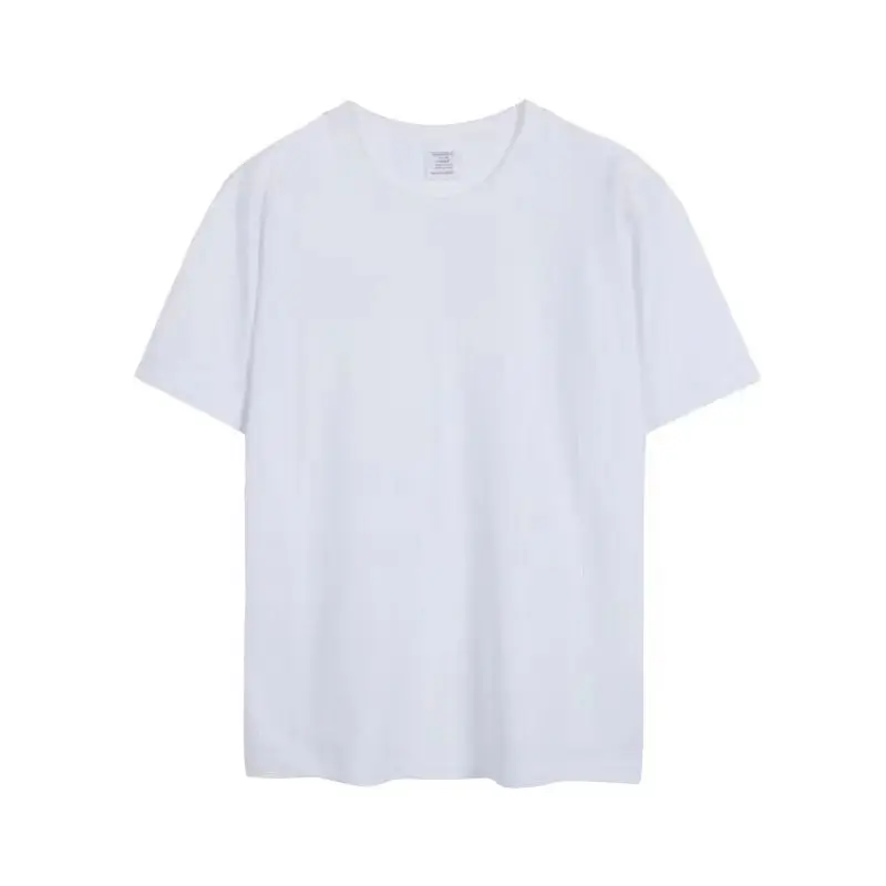 Wholesale High Quality 100% Cotton Custom Logo T Shirt Men Blank Heavyweight Short Sleeves Print Men's T-shirts