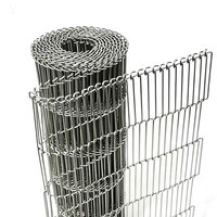 Bande transporteuse en maille métallique de qualité alimentaire Yuchen 304, bande transporteuse alimentaire de qualité supérieure, bande transporteuse en maille métallique durable pour fours de boulangerie