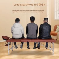 Table de massage pliable moderne et portable ShiLu Factory, réglable en hauteur, multi-usages, lit pour extensions de cils, salon de beauté, spa, tatouage, thérapie, PU