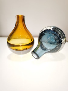 Jarrón de cristal creativo de ámbar de lujo ligero - Product Image 3