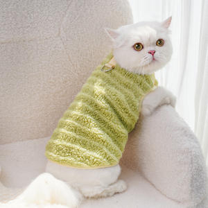 Chaleco para Perros y Gatos, Grueso, Cálido, Ecológico, Económico, a la Venta, Diseño a Rayas, Informal, Encantador y Adorable - Product Image 6