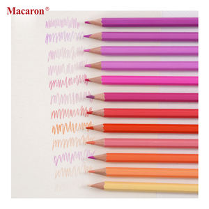 Crayons <span class=keywords><strong>de</strong></span> couleur professionnels Macaron, 12 pièces, crayons <span class=keywords><strong>de</strong></span> couleur pour l'école, crayons <span class=keywords><strong>de</strong></span> couleur personnalisés pour enfants - Product Image 3