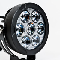 Phare avant haute puissance R1200gs 4,5 pouces 60W halogène à 7 lentilles, feux auxiliaires de moto avec faisceau de câblage et interrupteur pour moto GS GR