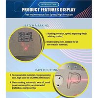 Graveur laser à fibre Max Brand 30W 40W, objectif 140x140mm, axe rotatif D80, machine de marquage pour acrylique, pierre, DXF/PLT/DST, facile à utiliser