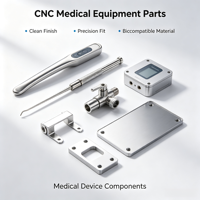 Stainless Steel 304 CNC Machining Medical Hardware Parts Medical Testing Instrument Precision Components