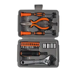 Best selling roadside portable emergency tool car repair toolbox set