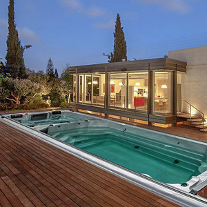 Gran oferta 2023, masaje de hidromasaje de acrílico, Balboa de hidromasaje, natación, spa para 6 personas al aire libre - Product Image 1