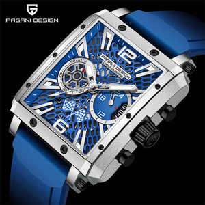 Relojes para hombre 2022, reloj de cuarzo de lujo de las mejores marcas para hombre, cronógrafo deportivo, reloj con espejo de zafiro, reloj Masculino - Product Image 5