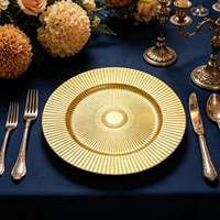 Assiettes de présentation contemporaines de 13 pouces personnalisables pour les fournitures de fête et les services de table