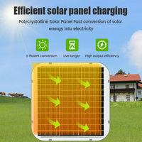 Lampes solaires LED directes du fabricant, en aluminium, étanches IP65 pour jardin, ferme, station-service et parking