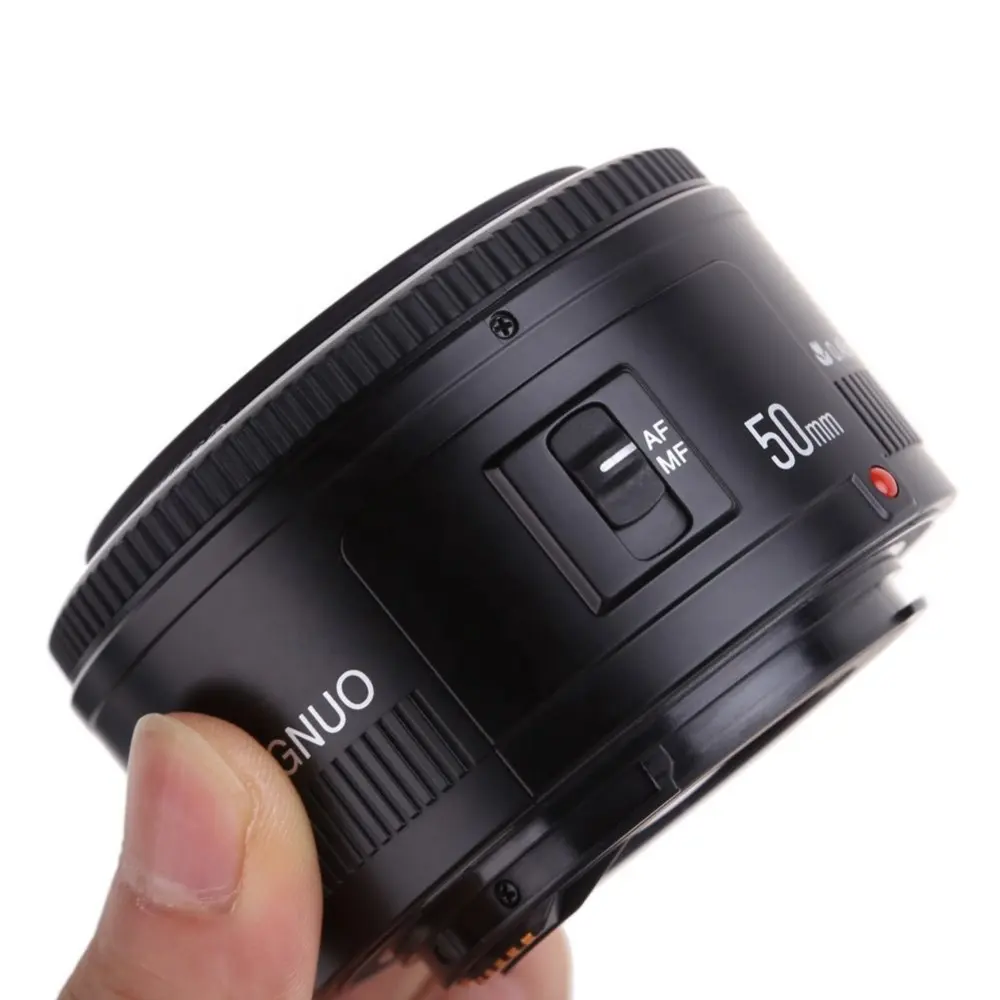 Yongnuo Lensa DSLR 50Mm F/1.8, untuk Kamera DSLR 60D 70D 5D2 5D3 600d